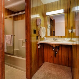 Vanity and Bath