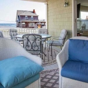 One Particular Harbor Vacation Rental Deck And View