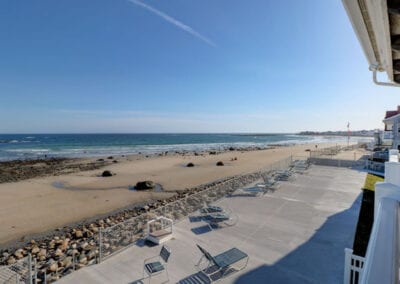 Deck View Toward Beach And Ocean