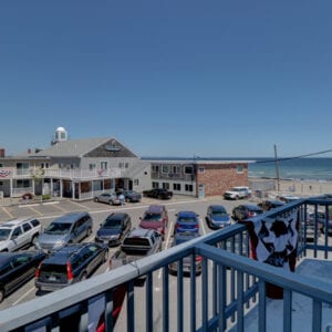 Deck View Toward Beach And Ocean
