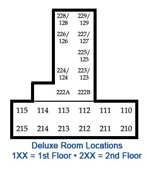 Room Numbers Diagram