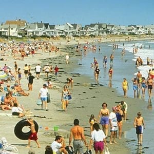 Wells Beach On A Summer Day